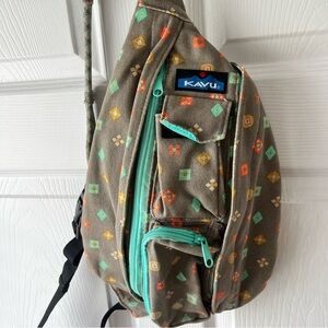 Kavu Blossom Rope Bag Flowers Floral Backpack Sling